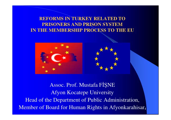 assoc prof mustafa f ne afyon kocatepe university head of
