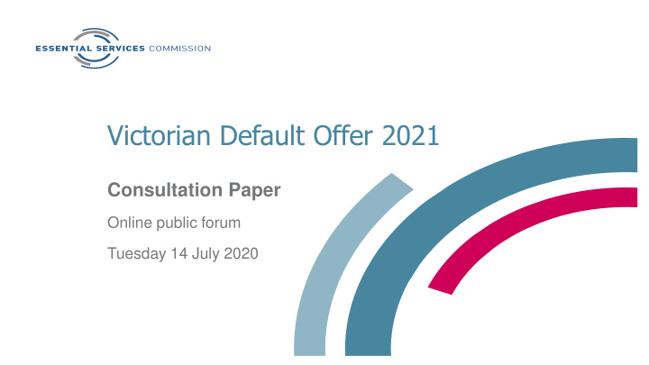victorian default offer 2021
