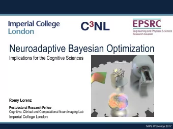 Neuroadaptive Bayesian Optimization  Implications for the Cognitive Sciences  Romy Lorenz