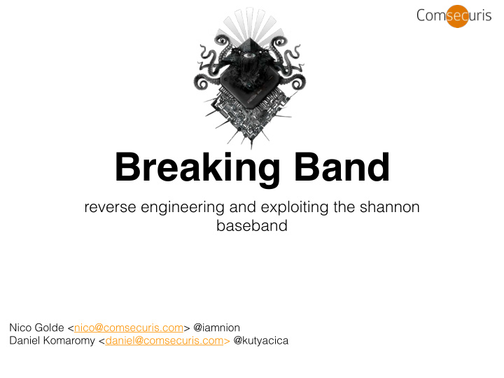 breaking band