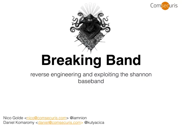 breaking band