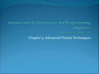 Chapter 5: Advanced Picture Techniques  Tuning our color replacement  If you want to get more of