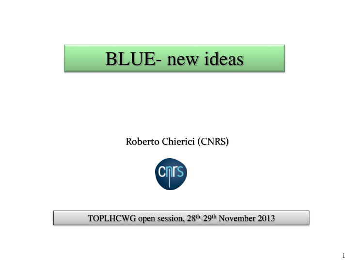 blue new ideas