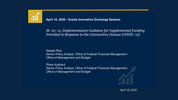 m 20 21 implementation guidance for supplemental funding