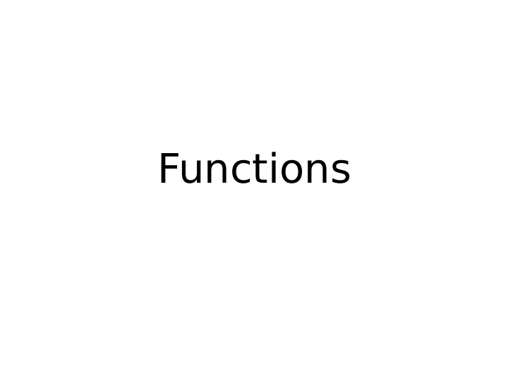 functions making a function