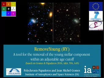 RemoveYoung (RY)  A tool for the removal of the young stellar component  within an adjustable age