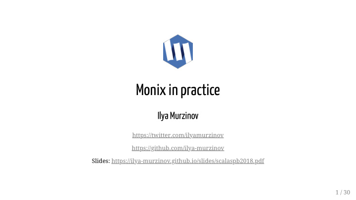 monix in practice