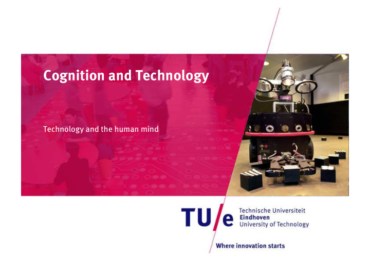 cognition and technology