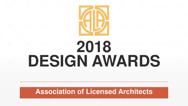 design awards
