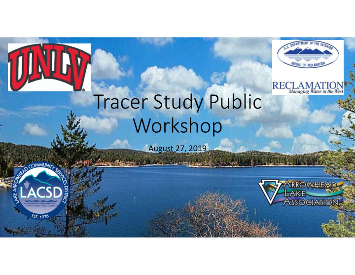 tracer study public workshop