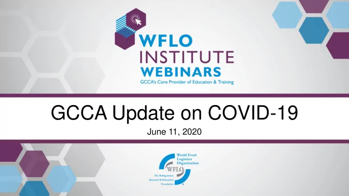 gcca update on covid 19