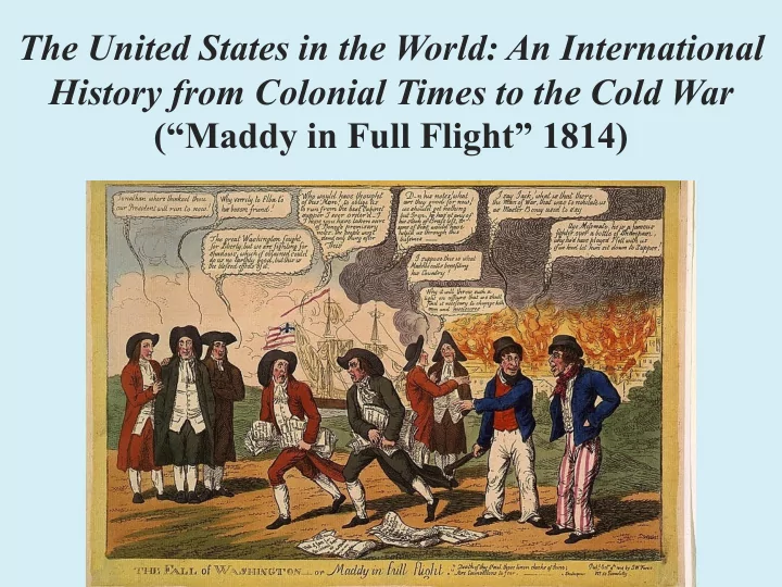 the united states in the world an international history