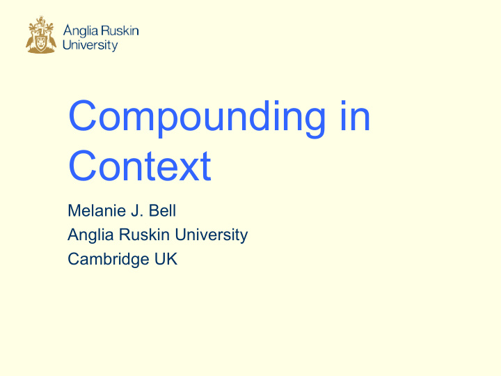 compounding in context