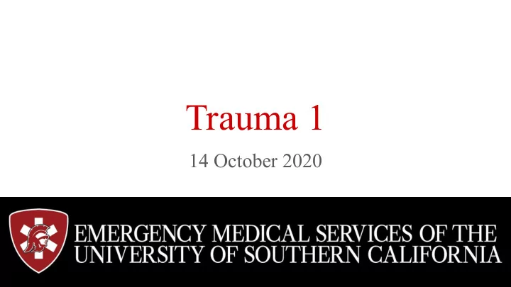 trauma 1