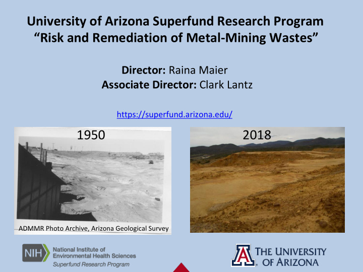 university of arizona superfund research program