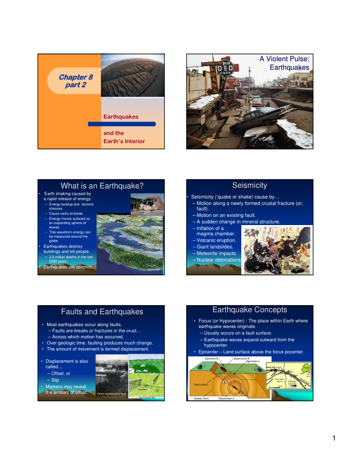 seismicity what is an earthquake seismicity what is an