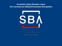 economic injury disaster loans for coronavirus related
