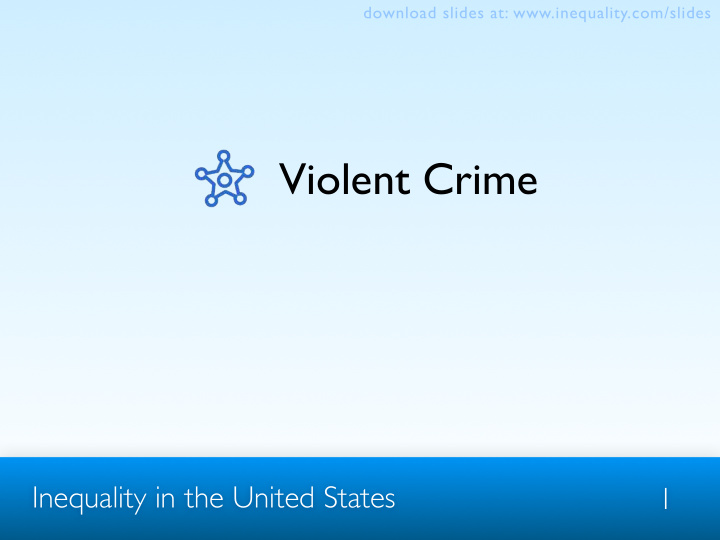 violent crime