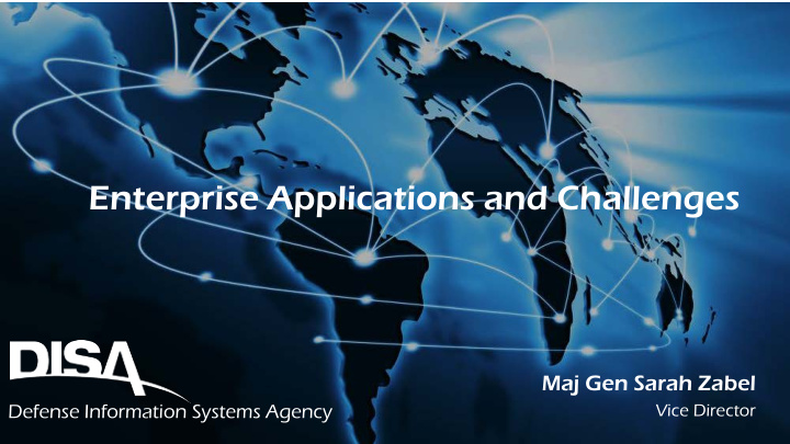 enterprise applications and challenges