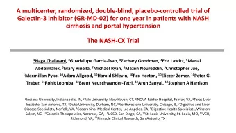 A multicenter, randomized, double-blind, placebo-controlled trial of  Galectin-3 inhibitor