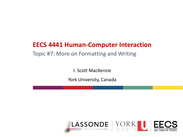 eecs 4441 human computer interaction