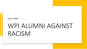 RACISM  Objective of the Meeting  Introduction  Who We Are  Mission &amp; Goal  Timeline  Strategy