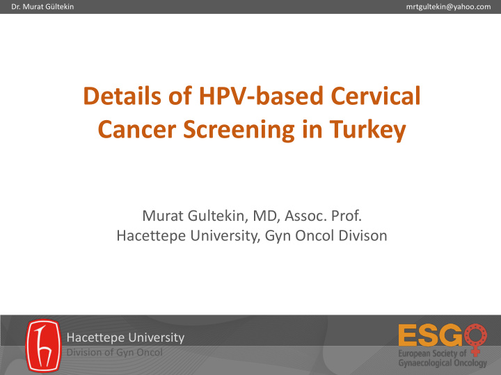 cancer screening in turkey