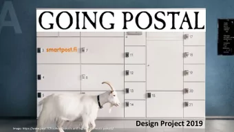 CS-E5200 Design Project  Design Project 2019  Image: