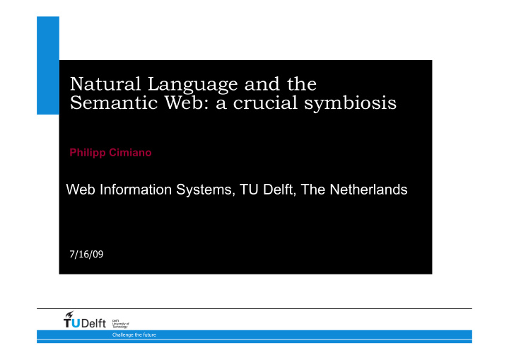 natural language and the semantic web a crucial symbiosis