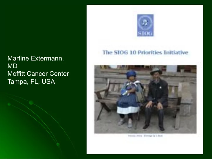 martine extermann md moffitt cancer center tampa fl usa