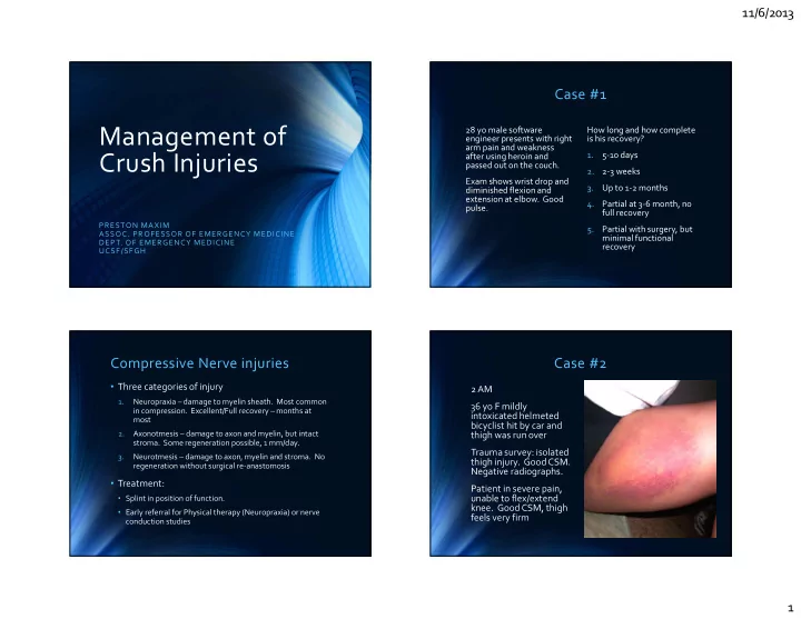management of