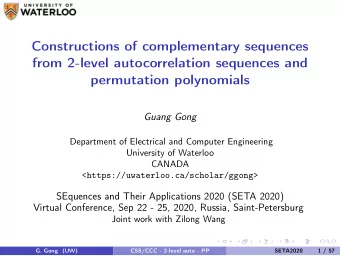 Constructions of complementary sequences  from 2-level autocorrelation sequences and  permutation