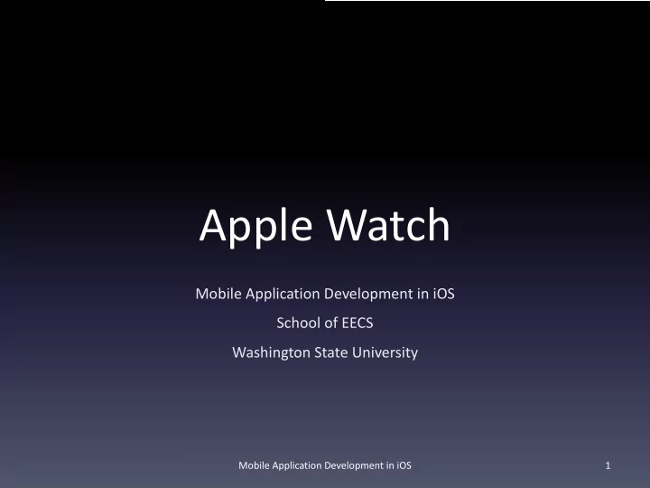 apple watch