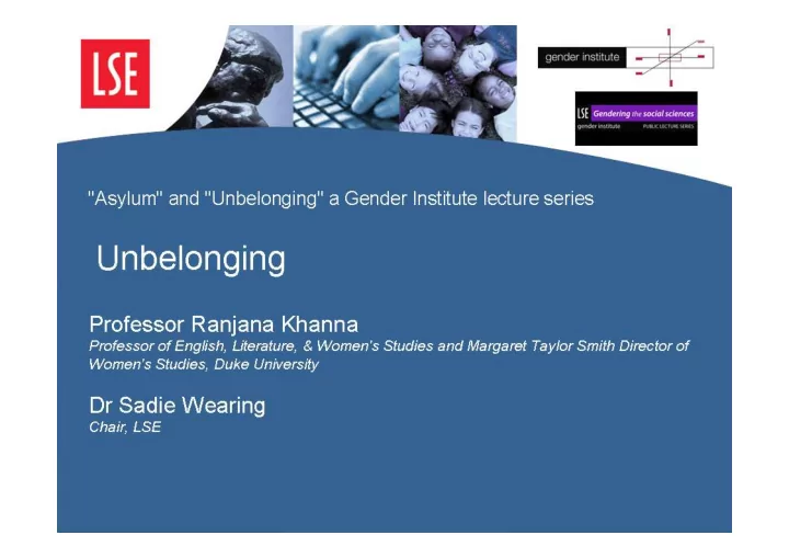 unbelonging