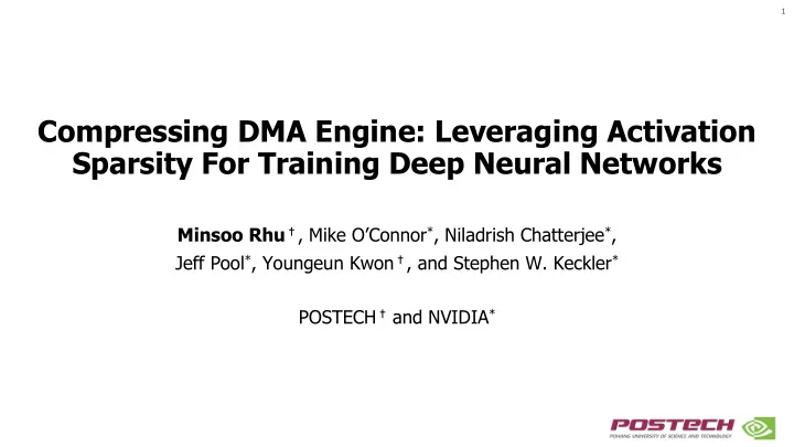 compressing dma engine leveraging activation sparsity for