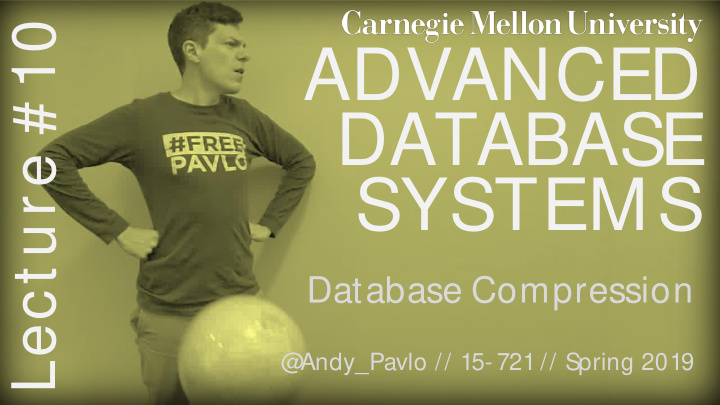 advanced database systems