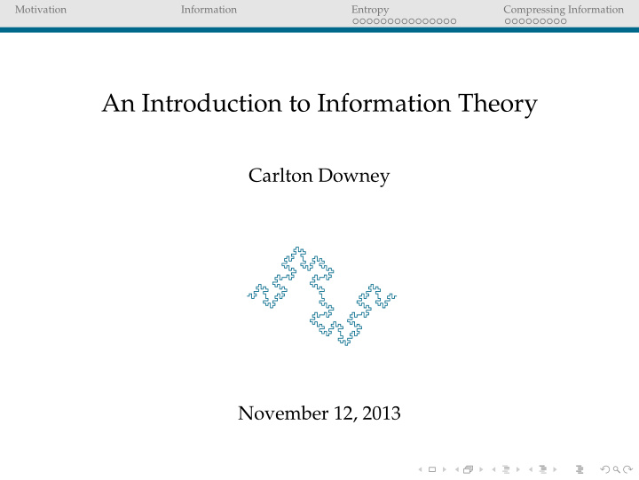 an introduction to information theory