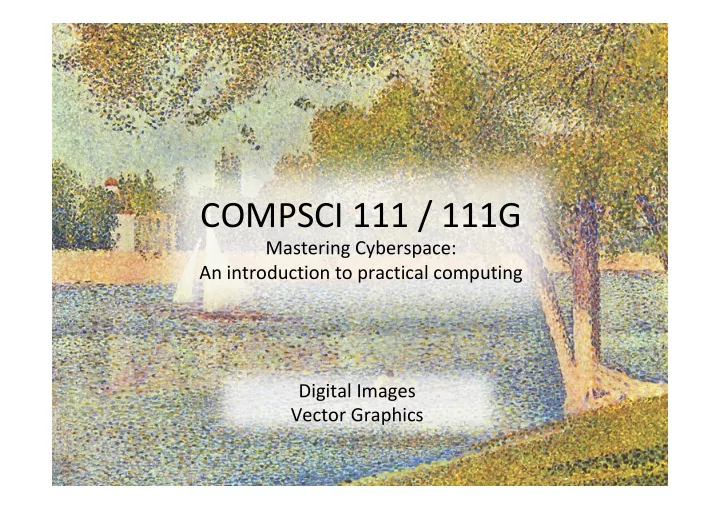 compsci 111 111g