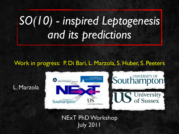 so 10 inspired leptogenesis and its predictions