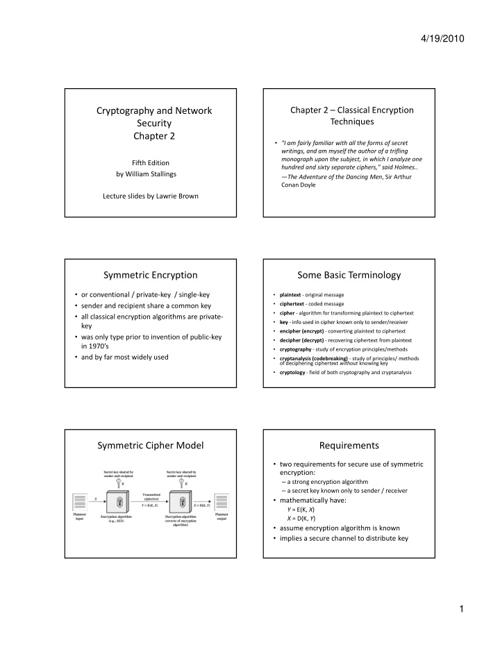 cryptography and network