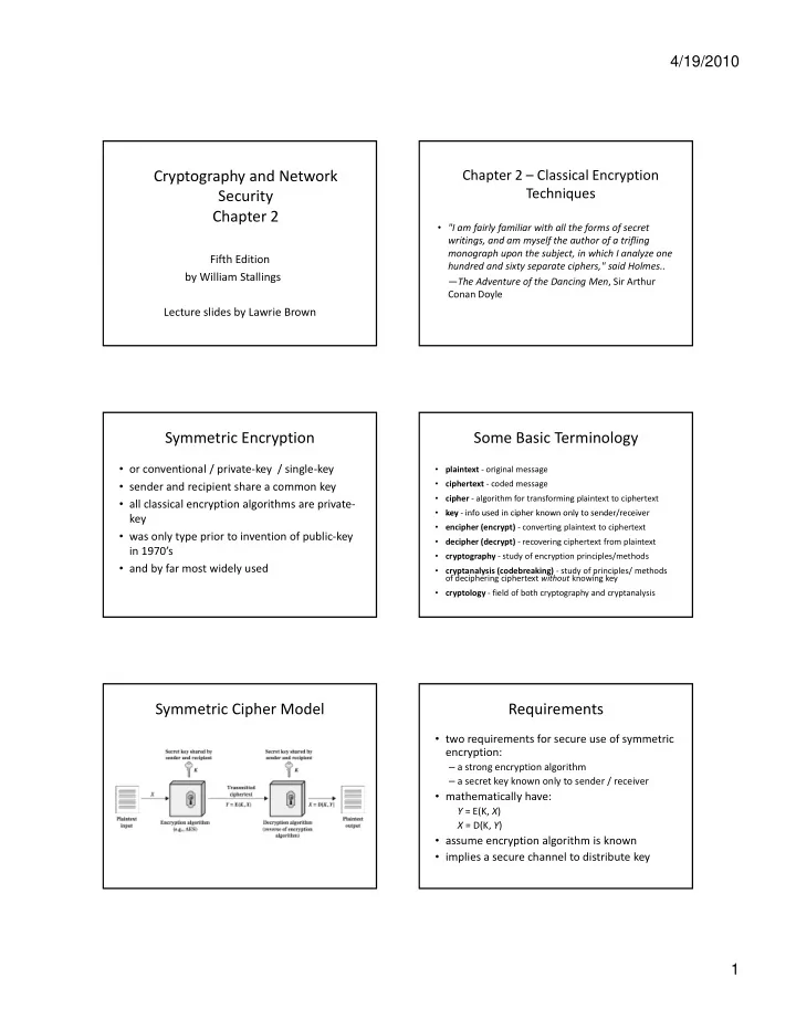 cryptography and network