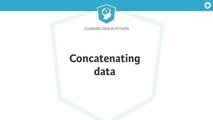 concatenating data
