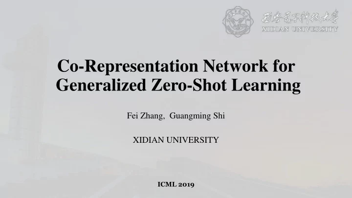 co representation network for