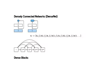 Densely Connected Networks (DenseNet)  Densely Connected Networks (DenseNet) x  [ x , ( x )),