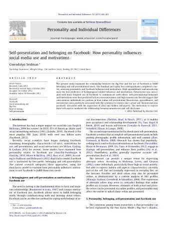 Personality and Individual Differences  journal homepage: www.elsevier.com/locate/paid