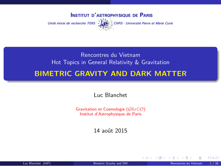 bimetric gravity and dark matter
