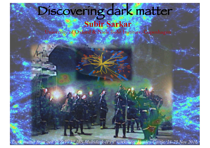 discovering dark matter di