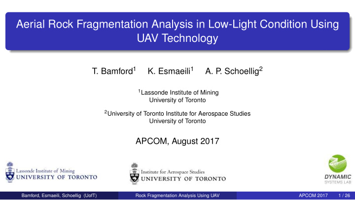 aerial rock fragmentation analysis in low light condition