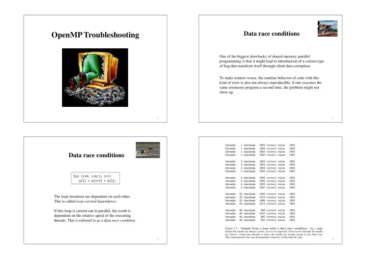 openmp troubleshooting