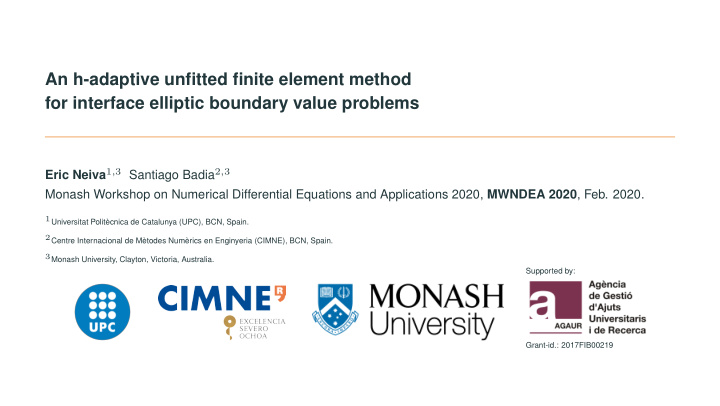an h adaptive unfitted finite element method for
